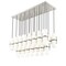 Z-Lite Cayden Linear Chandelier, 23-Light, 18 In.W x 54 In.L x 16.75 In.H, Brushed Nickel/Clear 1946P-23L-BN - alternate 8
